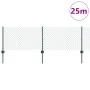 Cerca de Cadena con 22 Publicaciones en U Verde 0.6x25 m Acero by , fence posts - Ref: Foro24-3336246, Price: 139,98 €, Disco...