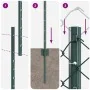 Cerca de Eslabones de Cadena con 22 postes en U Verde 1x25 m Acero | Foro24.es | Tu tienda online para hogar, jardín y más Foro24.es