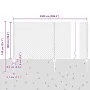 Cerca de Eslabones de Cadena con 22 postes en U Verde 1x25 m Acero | Foro24.es | Tu tienda online para hogar, jardín y más Foro24.es