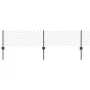 Cerca de Malla con 22 Postes en U Verde 0.4x25 m Acero by , fence posts - Ref: Foro24-3336249, Price: 102,11 €, Discount: %