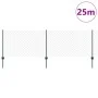 Juego de Cerca de Malla de Cadena Set de 2 Verde Acero Galvanizado | Foro24.es | Tu tienda online para hogar, jardín y más Foro24.es