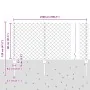 Juego de Cerca de Malla de Cadena Set de 2 Verde Acero Galvanizado | Foro24.es | Tu tienda online para hogar, jardín y más Foro24.es