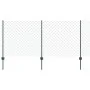 Juego de Cerca de Jardín Juego de 2 Verde Acero Galvanizado von , Zaunpfosten - Ref: Foro24-3336252, Preis: 172,99 €, Rabatt: %