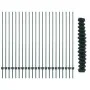 Juego de Vallas de Jardín Set de 2 Verde Metal 25x1.5 m | Foro24.es | Tu tienda online para hogar, jardín y más Foro24.es