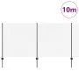 Cerca de eslabones de cadena con 20 postes en U Gris 1.2x10 m de acero | Foro24.es | Tu tienda online para hogar, jardín y más Foro24.es