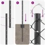 Cerca de Malla con 20 Postes en Gris 1.5x10 m de Acero | Foro24.es | Tu tienda online para hogar, jardín y más Foro24.es