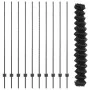 Cerca de Cadena con 20 Postes en U Gris 1.6x10 m de Acero | Foro24.es | Tu tienda online para hogar, jardín y más Foro24.es