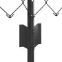 Cerca de Cadena con 10 postes en U Gris 0.4x10 m Acero | Foro24.es | Tu tienda online para hogar, jardín y más Foro24.es