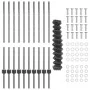Cerca de Eslabones de Cadena con 20 postes en U Gris 1x10 m Acero by , fence posts - Ref: Foro24-3336268, Price: 99,30 €, Dis...