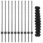 Cerca de Eslabones de Cadena con 20 postes en U Gris 1x10 m Acero by , fence posts - Ref: Foro24-3336268, Price: 99,30 €, Dis...