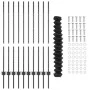 Cerca de Eslabones de Cadena con 20 Postes en U Gris 1.2x10 m Acero by , fence posts - Ref: Foro24-3336269, Price: 112,02 €, ...