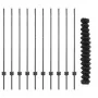 Cerca de Eslabones de Cadena con 20 Postes en U Gris 1.2x10 m Acero by , fence posts - Ref: Foro24-3336269, Price: 112,02 €, ...