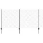 Cerca de Eslabones de Cadena con 20 Postes en U Gris 1.2x10 m Acero by , fence posts - Ref: Foro24-3336269, Price: 112,02 €, ...