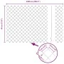 Cerca de Malla con 22 Postes en U Gris 0.4x25 m de Acero | Foro24.es | Tu tienda online para hogar, jardín y más Foro24.es