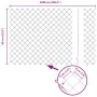 Cerca de Cadena con 22 Postes U Gris 0.6x25 m de Acero by , fence posts - Ref: Foro24-3336274, Price: 138,38 €, Discount: %