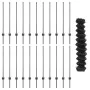 Cerca de Eslabones de Cadena con 44 postes en U Gris 1x25 m Acero by , fence posts - Ref: Foro24-3336276, Price: 208,20 €, Di...
