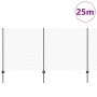 Cerca de Malla de Cadena con 44 Poste en U Gris 1.2x25 m Acero | Foro24.es | Tu tienda online para hogar, jardín y más Foro24.es