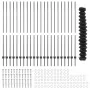 Cerca de Malla con 44 Postes U Gris 1.6x25 m Acero | Foro24.es | Tu tienda online para hogar, jardín y más Foro24.es