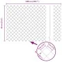 Cerca de Malla con 10 postes en U Plateada 0.6x10 m Acero | Foro24.es | Tu tienda online para hogar, jardín y más Foro24.es