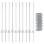 Cerca de Cadena con 10 Postes en Plata 0.8x10 m de Acero by , fence posts - Ref: Foro24-3336287, Price: 90,76 €, Discount: %
