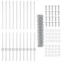 Cerca de Malla con 20 U Postes Plateados 1x10 m Acero by , fence posts - Ref: Foro24-3336288, Price: 106,53 €, Discount: %