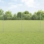 Cerca de eslabones de cadena con 20 postes en U Plateado 1.2x10 m Acero by , fence posts - Ref: Foro24-3336289, Price: 121,13...