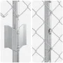 Cerca de eslabones de cadena con 20 postes en U Plateado 1.2x10 m Acero by , fence posts - Ref: Foro24-3336289, Price: 121,13...