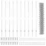 Cerca de Malla con 20 Postes U Plata 1.4x10 m Acero | Foro24.es | Tu tienda online para hogar, jardín y más Foro24.es
