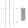 Cerca de Cadena con 10 Postes U Plateado 0.4x10 m Acero by , fence posts - Ref: Foro24-3336293, Price: 56,18 €, Discount: %