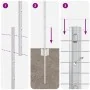 Set de Cerca de Malla de Pollo Set de 2 Acero Galvanizado 25 x 1 m | Foro24.es | Tu tienda online para hogar, jardín y más Foro24.es