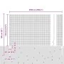 Cerca de alambre soldado con 22 postes U gris 1.2x25 m acero de , Postes de cerca - Ref: Foro24-3336603, Precio: 116,46 €, De...