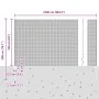 Cerca de Alambre Soldado con 22 Postes en U Gris 1.6x25 m de Acero de , Postes de cerca - Ref: Foro24-3336613, Precio: 149,77...