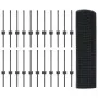 Cerca de Alambre Soldado con 22 Postes U Gris 0.4x50 m de Acero | Foro24.es | Tu tienda online para hogar, jardín y más Foro24.es