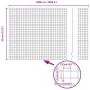 Cerca de Alambre Soldado con 22 postes U Gris 0,4x50 m Acero | Foro24.es | Tu tienda online para hogar, jardín y más Foro24.es
