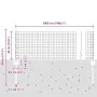 Cerca de Alambre Soldado con 22 Postes Gris 0.4x50 m Acero von , Zaunpfosten - Ref: Foro24-3336619, Preis: 100,96 €, Rabatt: %