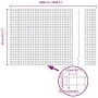 Cerca de Alambre Soldado con 22 Postes U Gris 0.5x50 m Acero | Foro24.es | Tu tienda online para hogar, jardín y más Foro24.es
