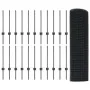 Cerca de Alambre Soldado con 22 Postes Gris 0.6x50 m de Acero de , Postes de cerca - Ref: Foro24-3336624, Precio: 128,90 €, D...