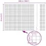 Cerca de Alambre Soldado con 22 Postes U Gris 0.6x50 m de Acero von , Zaunpfosten - Ref: Foro24-3336627, Preis: 127,24 €, Rab...