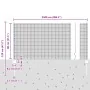 Cerca de Alambre Soldado con 22 Postes U Gris 0.8x50 m Acero by , fence posts - Ref: Foro24-3336629, Price: 156,43 €, Discoun...