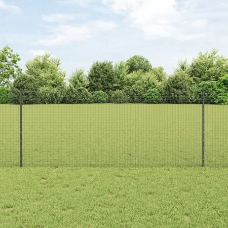 Cerca de Alambre Soldado con 44 Poste en U Gris 1x50 m de Acero von , Zaunpfosten - Ref: Foro24-3336634, Preis: 187,86 €, Rab...