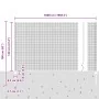 Cerca de Alambre Soldado con 44 Postes en U Gris 1.2x50 m Acero de , Postes de cerca - Ref: Foro24-3336637, Precio: 215,20 €,...