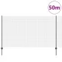 Valla de Alambre Soldado con 44 Postes en Gris 1.4x50 m Acero de , Postes de cerca - Ref: Foro24-3336640, Precio: 248,01 €, D...