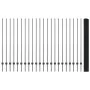 Cerca de Alambre Soldado con 44 Postes U Gris 1.5x50 m Acero von , Zaunpfosten - Ref: Foro24-3336644, Preis: 269,90 €, Rabatt: %