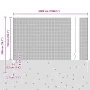 Cerca de Alambre Soldado con 44 Postes U Gris 1.5x50 m Acero von , Zaunpfosten - Ref: Foro24-3336644, Preis: 269,90 €, Rabatt: %