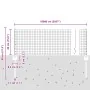 Cerca de Alambre Soldado con 44 Postes U Gris 0.4x100 m de Acero | Foro24.es | Tu tienda online para hogar, jardín y más Foro24.es