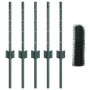 Postes de Cerca 5 pcs U-Channel Verde 40 cm Acero, Cerca Hexagonal Verde 0.4x10 m Acero | Foro24.es | Tu tienda online para hogar, jardín y más Foro24.es