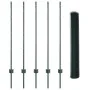Postes de Cerca 5 pcs U-Channel Verde 120 cm Acero, Cerca Hexagonal Verde 1.2x10 m Acero de , Postes de cerca - Ref: Foro24-3...