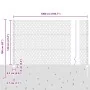 Postes de Valla 5 pcs U-Channel Verde 120 cm Acero, Valla Hexagonal Verde 1.2x10 m Acero | Foro24.es | Tu tienda online para hogar, jardín y más Foro24.es