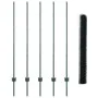 Postes de Cerca 5 pcs U-Channel Verde 140 cm Acero, Cerca Hexagonal Verde 1.4x10 m Acero | Foro24.es | Tu tienda online para hogar, jardín y más Foro24.es