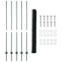 Postes de Cerca 5 pcs U-Channel Verde 150 cm Acero, Cerca Hexagonal Verde 1.5x10 m Acero de , Postes de cerca - Ref: Foro24-3...